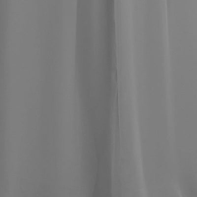 Carlyna Bridesmaid Dress Steel Gray Chiffon Fabric by the 1/2 Yard #color_steel-gray