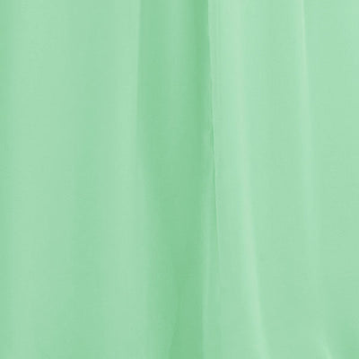Carlyna Bridesmaid Dress Mint Green Chiffon Fabric by the 1/2 Yard #color_mint-green
