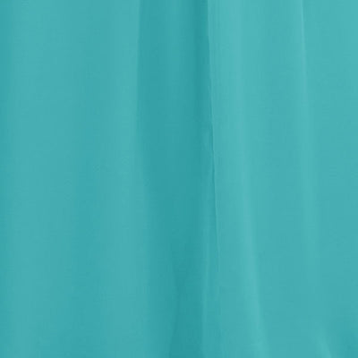 Carlyna Bridesmaid Dress Turquoise Chiffon Fabric by the 1/2 Yard #color_turquoise