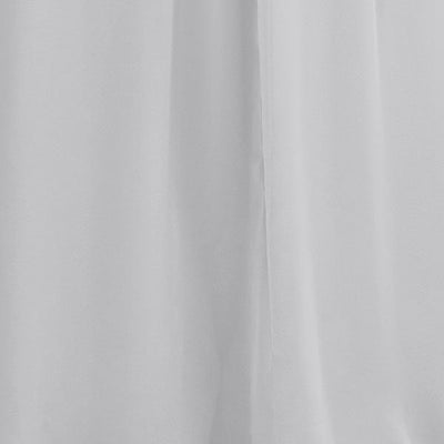 Carlyna Bridesmaid Dress Silver Chiffon Fabric by the 1/2 Yard #color_silver