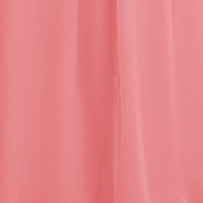 Carlyna Bridesmaid Dress Coral Pink Chiffon Fabric by the 1/2 Yard #color_coral-pink