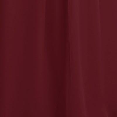 Carlyna Bridesmaid Dress Burgundy Chiffon Swatch #color_burgundy