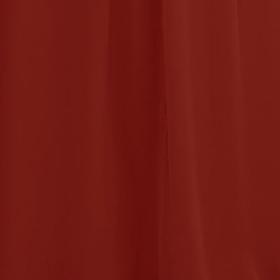 Carlyna Bridesmaid Dress Rust Chiffon Swatch #color_rust