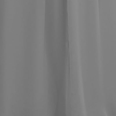 Carlyna Bridesmaid Dress Steel Gray Chiffon Swatch #color_steel-gray