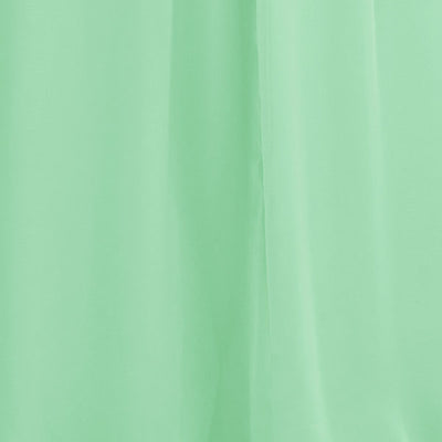 Carlyna Bridesmaid Dress Mint Green Chiffon Swatch #color_mint-green