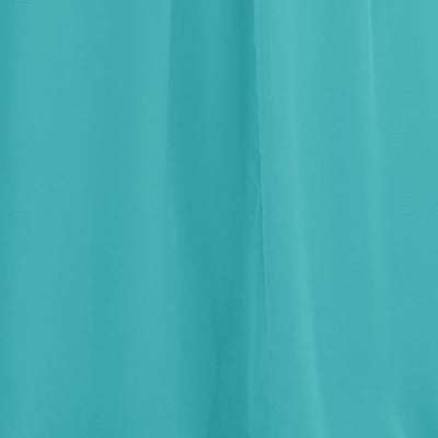 Carlyna Bridesmaid Dress Turquoise Chiffon Swatch #color_turquoise