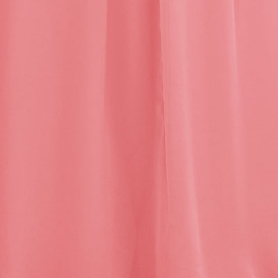 Carlyna Bridesmaid Dress Coral Pink Chiffon Swatch #color_coral-pink