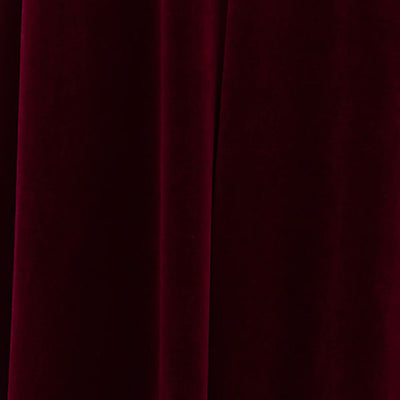 Carlyna Bridesmaid Dress Burgundy Velvet Swatch #color_burgundy